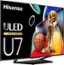 Angle. Hisense - 55" Class U7 Series Mini-LED 4K UHD QLED Google TV - Black.