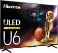 Angle. Hisense - 75" Class U6 Series Mini-LED 4K UHD QLED Google TV - Black.