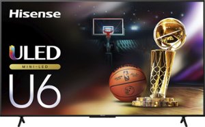 Hisense - 75" Class U6 Series Mini-LED 4K UHD QLED Google TV - Front_Zoom