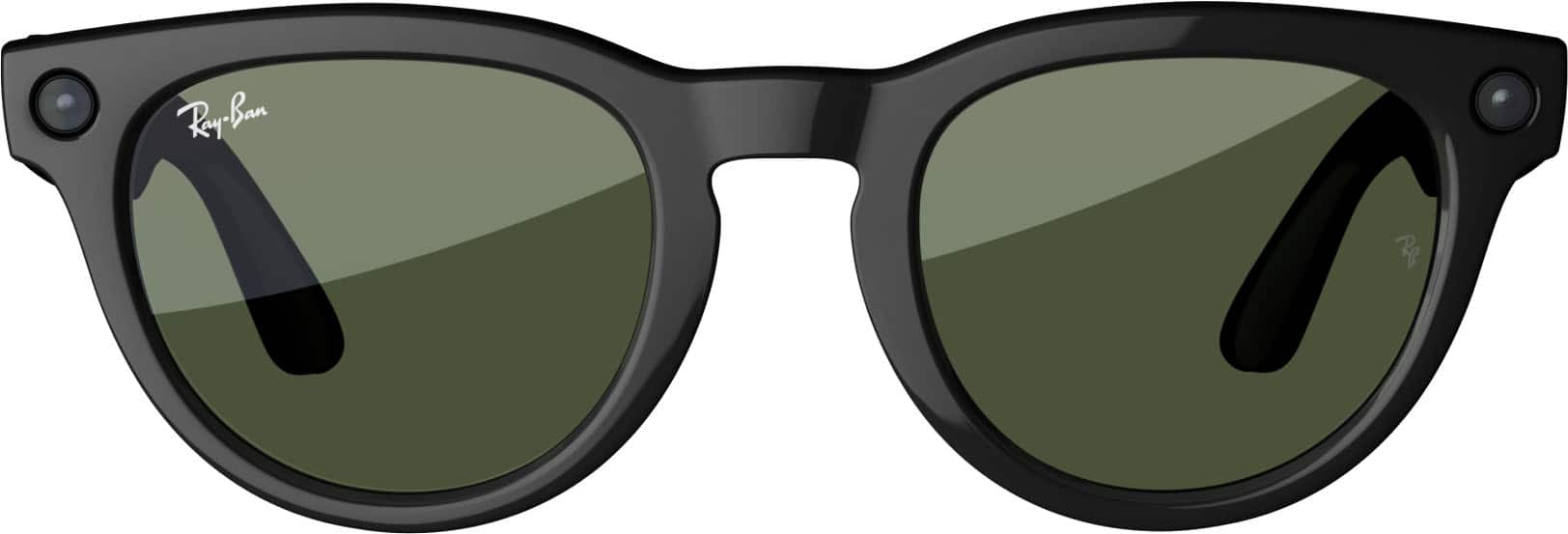 Ray-Ban Meta – Headliner Low Bridge Fit Smart Glasses, Meta AI, Audio, Photo, Video Compatibility – Green Lenses – Shiny Black Sansujyuku sansujyuku.com