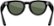 Alt View 13. Ray-Ban Meta - Headliner Low Bridge Fit  Smart Glasses, Meta Ai, Audio, Photo, Video Compatibility - Green Lenses - Shiny Black.