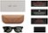Alt View 15. Ray-Ban Meta - Headliner Low Bridge Fit  Smart Glasses, Meta Ai, Audio, Photo, Video Compatibility - Green Lenses - Shiny Black.