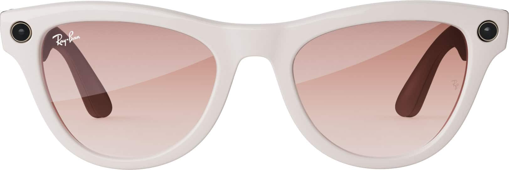 Ray-Ban Meta – Skyler Smart Glasses with Meta Ai, Audio, Photo, Video Compatibility – Pink Lenses – Shiny Chalky Gray Sansujyuku sansujyuku.com