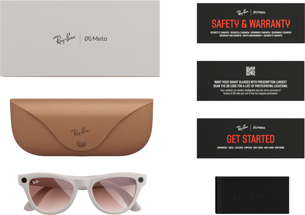 Ray-Ban Meta Skyler Smart Glasses with Meta AI, Audio, Photo, Video ...