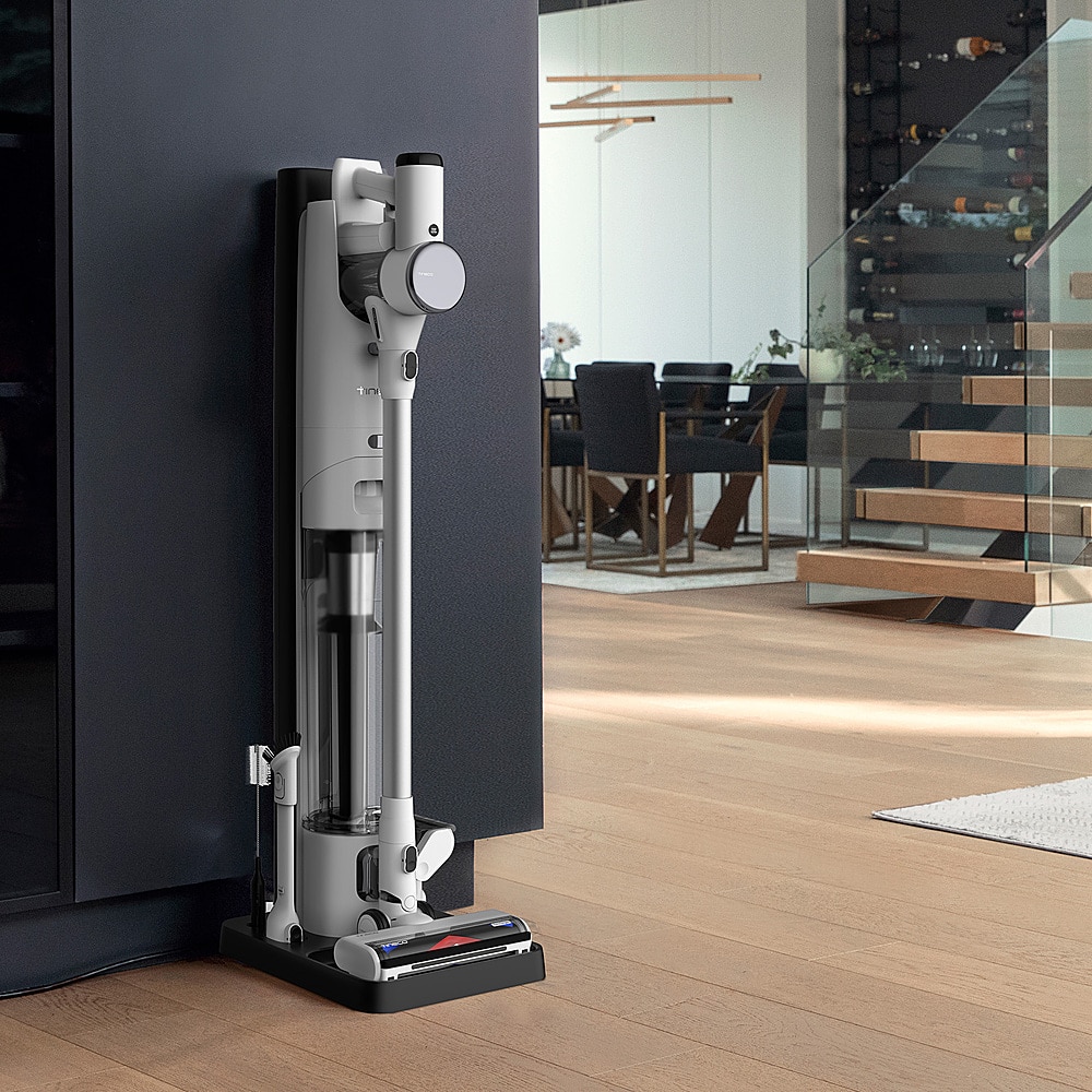 Angle. Tineco - Pure One Air Station with Auto Empty - White.