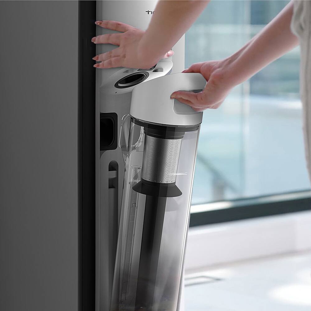 Alt View 15. Tineco - Pure One Air Station with Auto Empty - White.