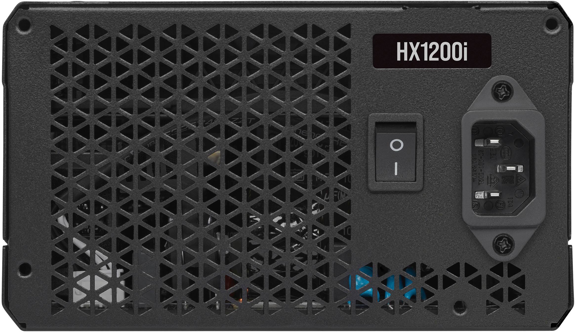 Alt View 14. CORSAIR - HXi Series HX1200i 80 PLUS Platinum Cybenetics Platinum Fully Modular ATX Power Supply - Black.