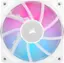 Alt View 1. CORSAIR - iCUE LINK RX120 RGB 120mm PWM Computer Case Fan Expansion Fan - White.