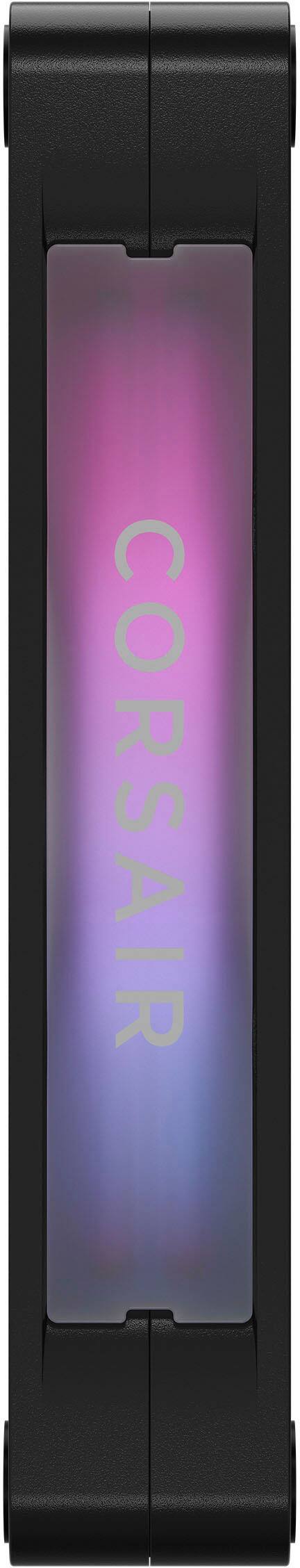 Alt View 14. CORSAIR - iCUE LINK RX140 RGB 140mm PWM Computer Case Fan Expansion Fan - Black.