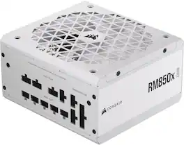 CORSAIR - RMx Shift Series RM850x Shift Cybenetics Gold Fully Modular ATX Power Supply - White