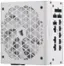 The image features a white box with a fan on the front, which is likely a computer component. The box has a unique design with a hexagonal pattern on the front. The fan is positioned in the center of the box, and there are two ports on the side. The box is likely used for cooling purposes, ensuring that the internal components of the computer remain at a safe temperature.