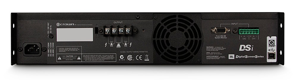 Crown CDi4000 2X1200W Power Amplifier Black NCDI4000 - Best Buy