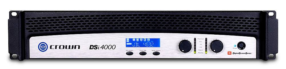 Front. Crown - Crown CDi4000 2X1200W Power Amplifier - Black.