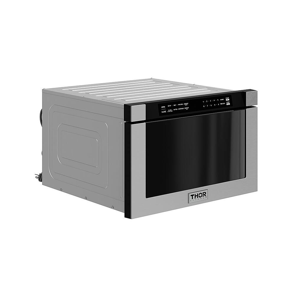 Angle. Thor Kitchen - 1.2 Cu. Ft. Built-In Microwave Drawer - Stainless Steel.