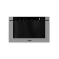 Thor Kitchen - 1.2 Cu. Ft. Built-In Microwave Drawer - Stainless Steel - Front_Zoom