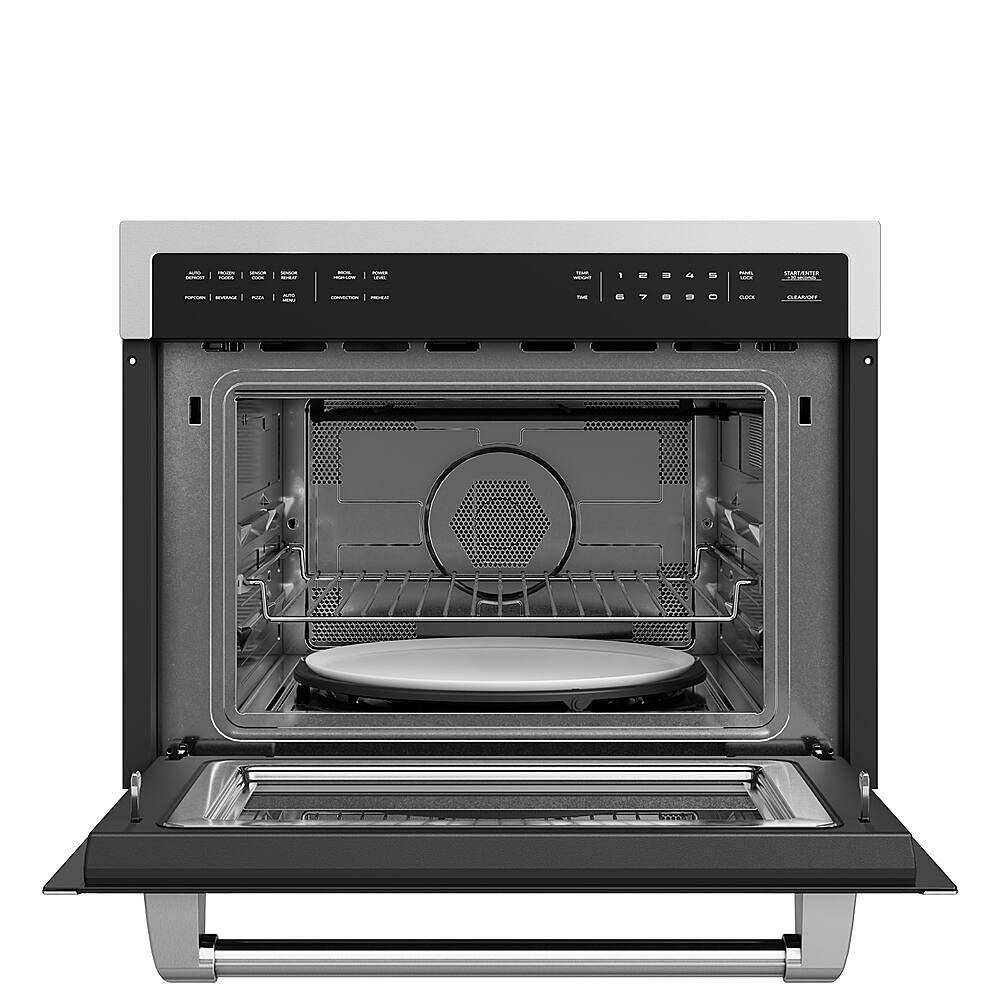Alt View 11. Thor Kitchen - 1.6 Cu. Ft. Built-In Microwave Oven - Stainless Steel.