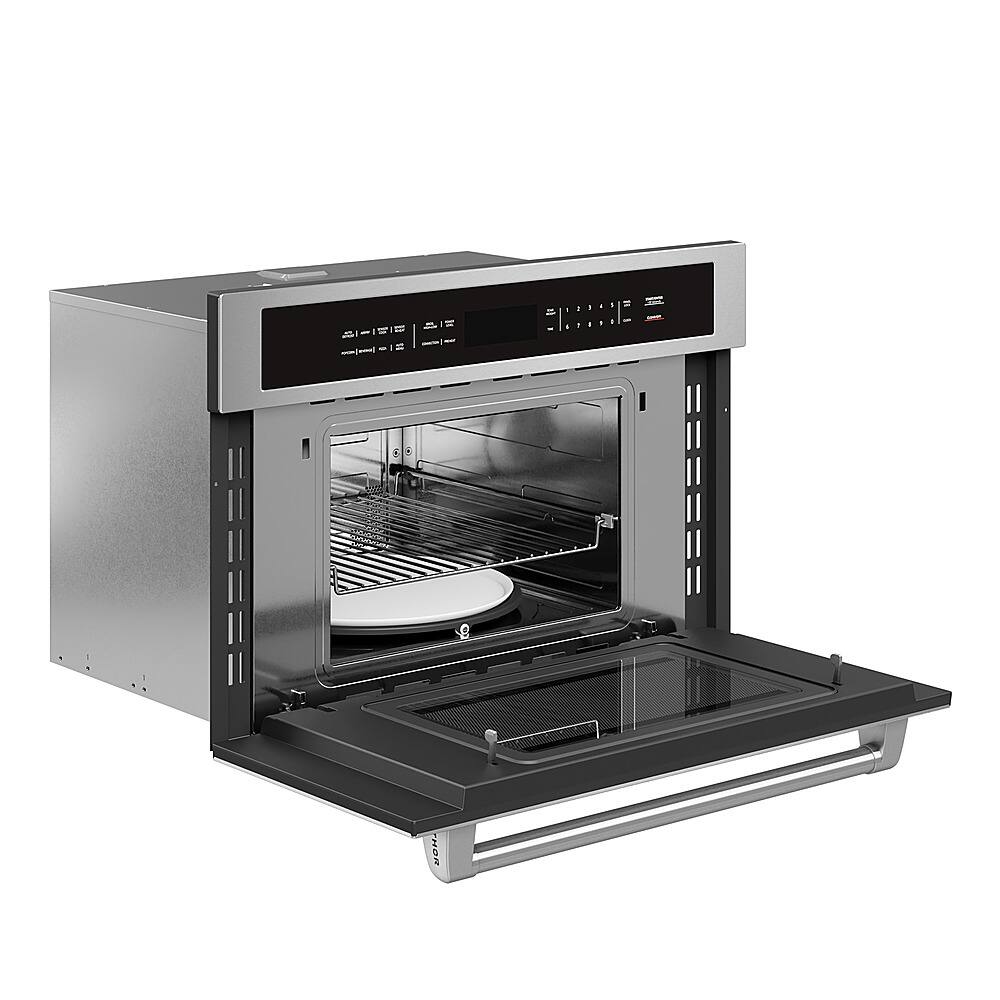 Alt View 1. Thor Kitchen - 1.6 Cu. Ft. Built-In Speed Oven Microwave - Stainless Steel.