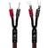 Front. AudioQuest - 12FT Rocket 33 PR FR Banana - U-Spade Speaker Cable - Red/Black.