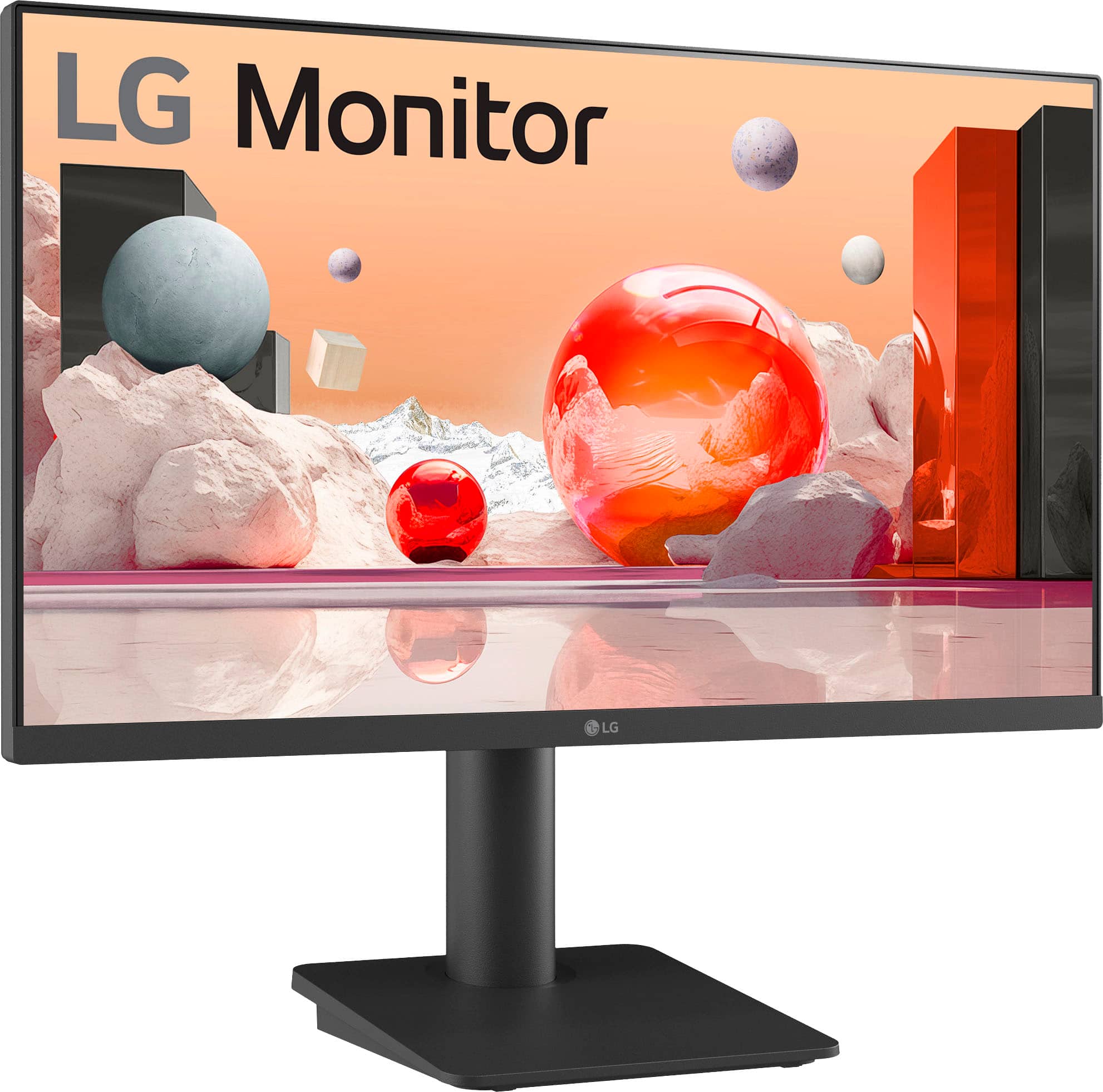 Angle. LG - 25" LED FHD 100Hz Monitor - Black.
