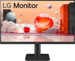 LG - 27" LED FHD 100Hz Monitor - Black - Front_Zoom