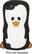 Front. Griffin - Penguin KaZoo Kids Protective case for iPod Touch 5th/ 6th gen. - Black.