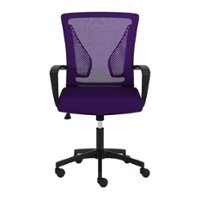 CorLiving Workspace Mesh Back Office Chair - Purple - Front_Zoom