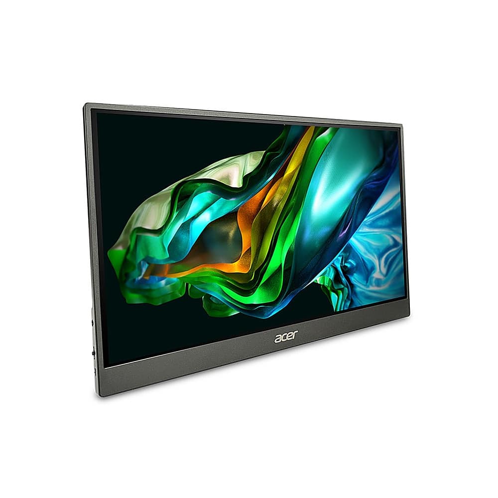 Angle. Acer - PM161Q Bbmiuux 15.6" IPS FHD AMD FreeSync Portable Monitor (2 x USB 3.1 Type-C Ports, 1 x Mini HDMI) - Black.