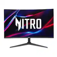 Acer - Nitro 31.5" LED FHD 180Hz 1ms FreeSync Gaming Monitor with HDR10(DisplayPort, HDMI) - Black - Front_Zoom