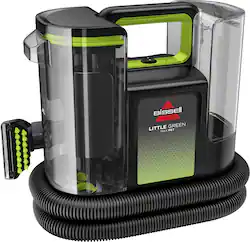 BISSELL - Little Green Max Pet Handheld Deep Cleaner - Black with Cha Cha Lime Accents - Front_Zoom