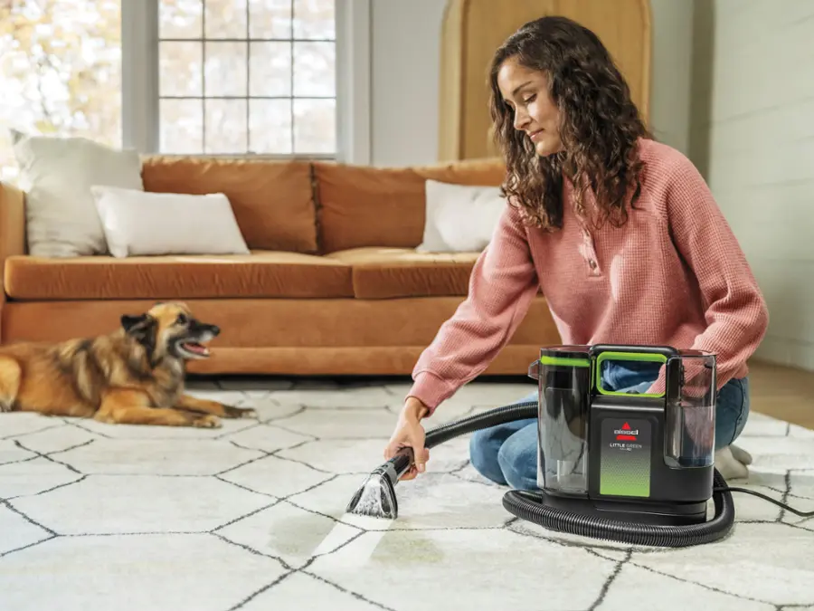 Alt View 15. BISSELL - Bissell Little Green Max Pet Handheld Deep Cleaner - Black with Cha Cha Lime Accents.
