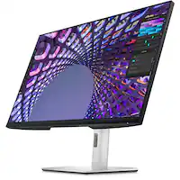 Dell - 31.5" IPS LCD 4K UHD 60Hz Monitor (USB, HDMI) - Black/Silver - Front_Zoom