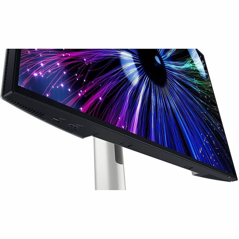 Alt View 22. Dell - UltraSharp 23.8" IPS LED FHD 120Hz Monitor (USB, HDMI) - Silver.