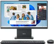 Front. Lenovo - IdeaCentre AIO 3 - 23.8" All-In-One - AMD Ryzen 3 - 8GB Memory - 512GB SSD - Luna Grey.