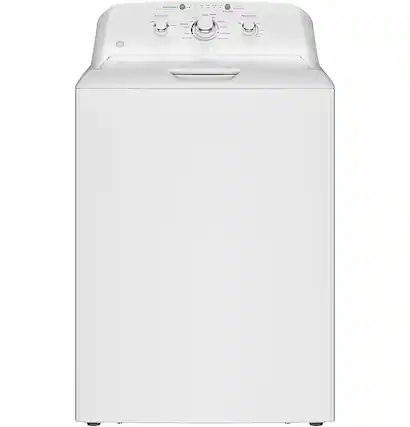 Front. GE - 4.0 Cu. Ft. High Efficiency Top Load Washer with Water Level Control - White.