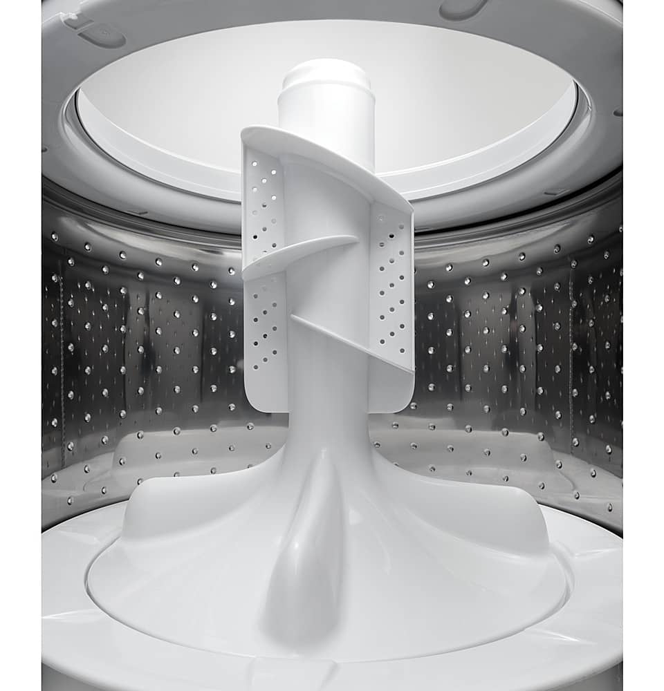 Alt View 23. GE - 4.0 Cu. Ft. High Efficiency Top Load Washer with Water Level Control - White.