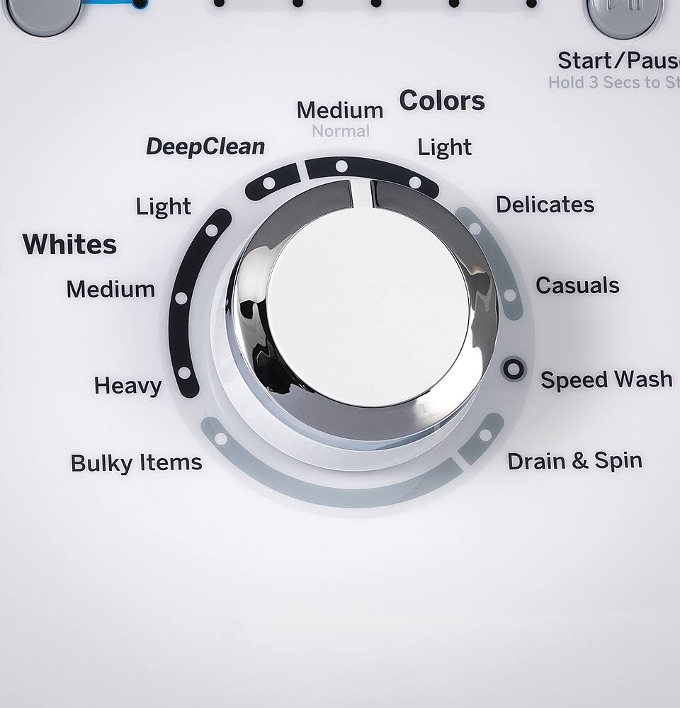 Alt View 27. GE - 4.0 Cu. Ft. High Efficiency Top Load Washer with Water Level Control - White.