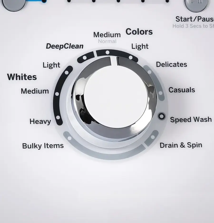Alt View 27. GE - 4.0 Cu. Ft. High Efficiency Top Load Washer with Water Level Control - White.