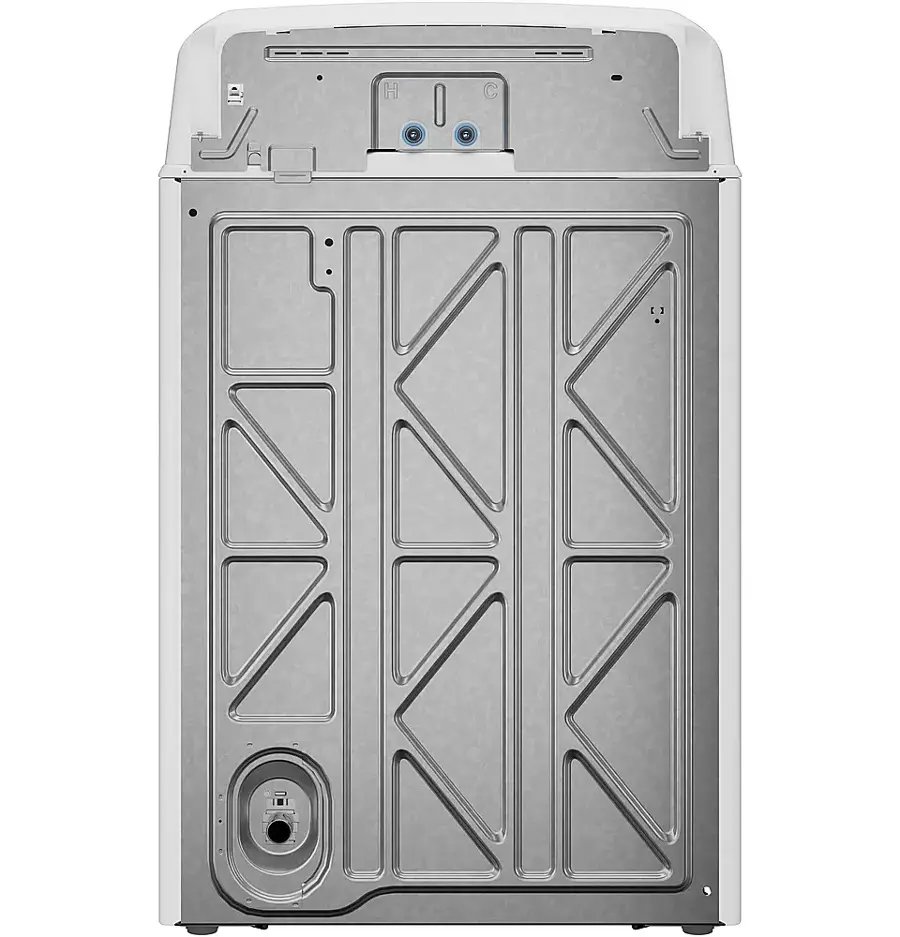 Alt View 30. GE - 4.0 Cu. Ft. High Efficiency Top Load Washer with Water Level Control - White.