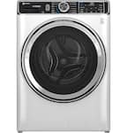 GE Profile - 5.3 Cu. Ft. High-Efficiency Stackable Smart Front Load Washer with Steam and UltraFresh Vent System+ With OdorBlock - White