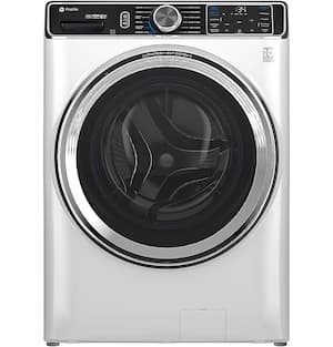 GE Profile - 5.3 Cu. Ft. High-Efficiency Stackable Smart Front Load Washer with Steam and UltraFresh Vent System+ With OdorBlock - White