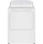 Hotpoint - 6.2 Cu. Ft. Gas Dryer with Auto Dry - White