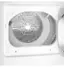 Alt View 11. GE - 6.2 Cu. Ft. Gas Dryer with Shallow Depth Design - White with Silver Matte.