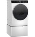 Angle Zoom. GE Profile - 7.8 Cu. Ft. Stackable Smart Gas Dryer with Steam and Washer Link - White.