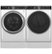 Alt View Zoom 21. GE Profile - 7.8 Cu. Ft. Stackable Smart Gas Dryer with Steam and Washer Link - White.