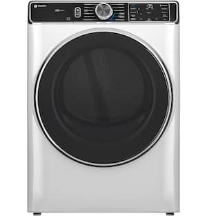 GE Profile - 7.8 Cu. Ft. Stackable Smart Electric Dryer with Steam and Sanitize Cycle - White