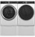 Alt View Zoom 18. GE Profile - 7.8 Cu. Ft. Stackable Smart Electric Dryer with Steam and Sanitize Cycle - White.