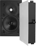 Sonance - VX86 RECTANGLE - Visual Experience Series 8" 2-Way In Wall Speakers (Pair) - Paintable White