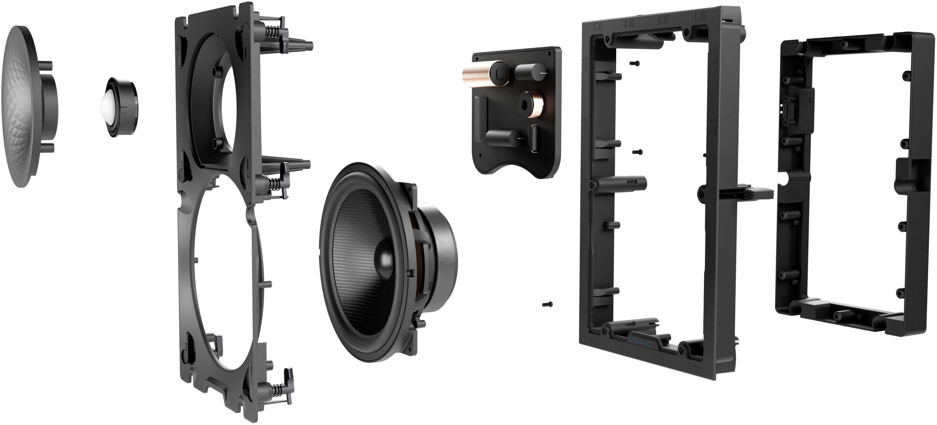 Alt View 20. Sonance - VX86 RECTANGLE - Visual Experience Series 8" Large Rectangle 2-Way Speakers (Pair) - Paintable White.