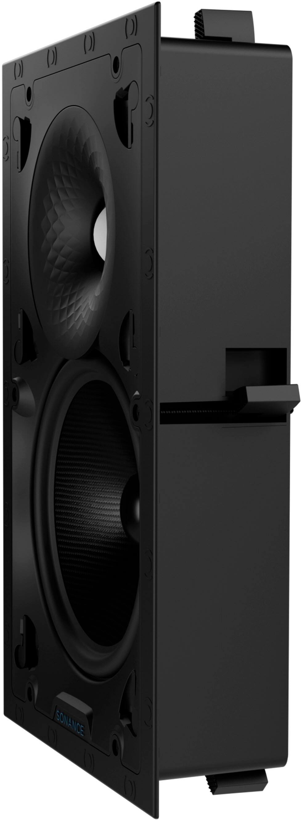 Left. Sonance - VX86 RECTANGLE - Visual Experience Series 8" Large Rectangle 2-Way Speakers (Pair) - Paintable White.