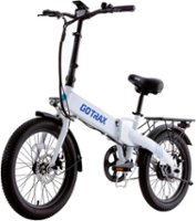 GoTrax - Z4 LITE Folding eBike w/ 25 mile Max Operating Range and 20 MPH Max Speed - White - Front_Zoom